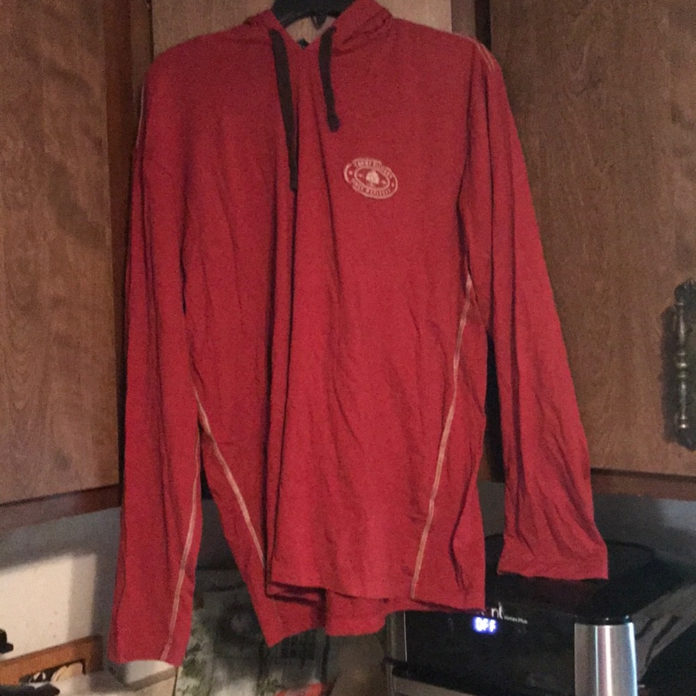Red sweatshirt